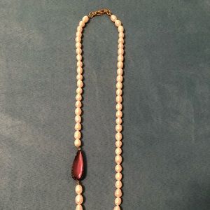 Alix Fray Natural Pearls w/Amethyst Crystal